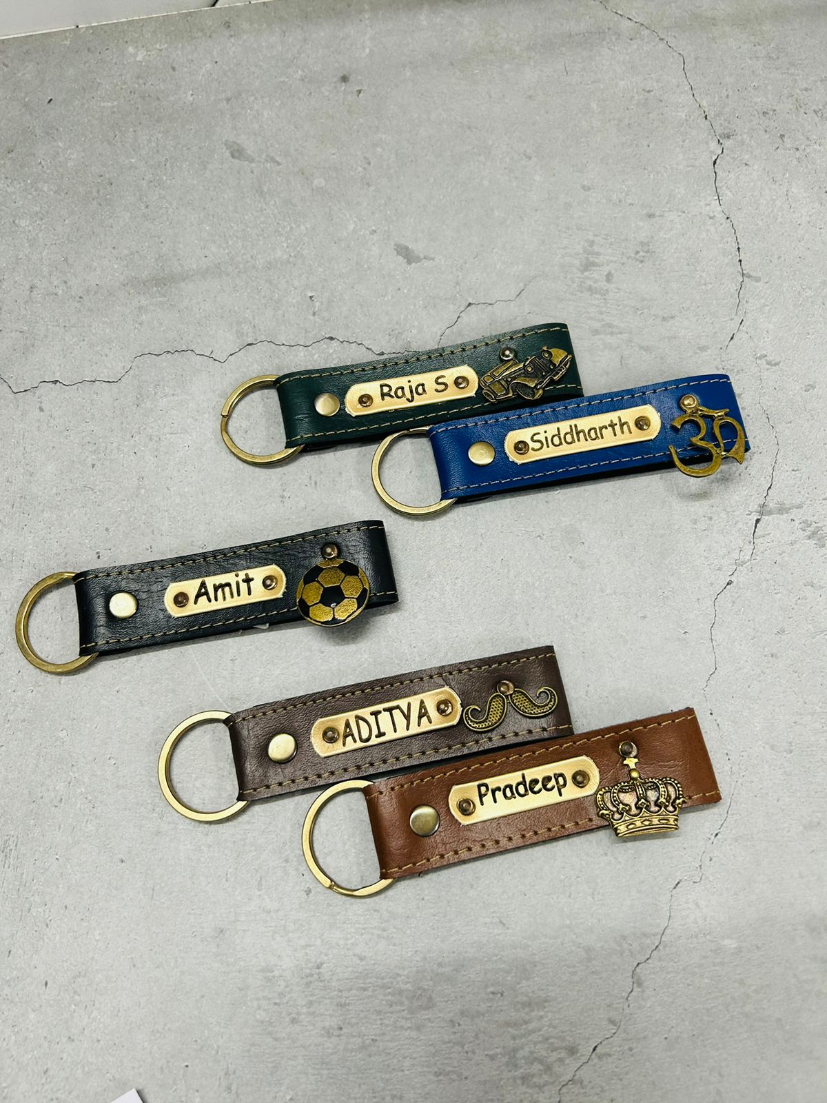 leather keychains